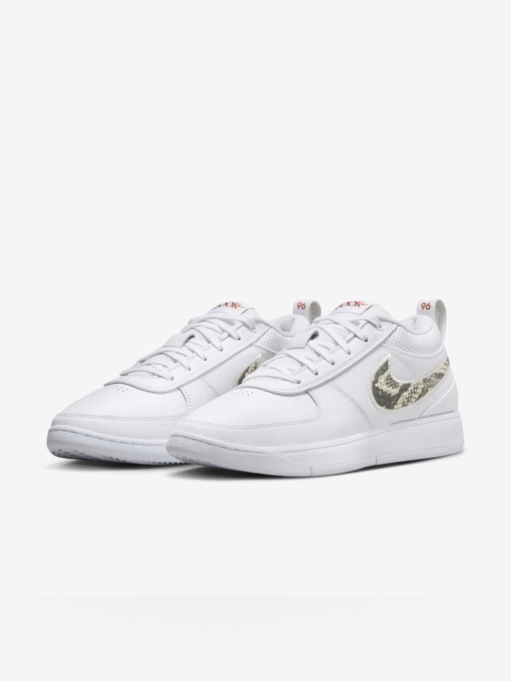 Nike Men’s Book 1 Shoes 'Rattlesnake' White Sneakers Only worn once